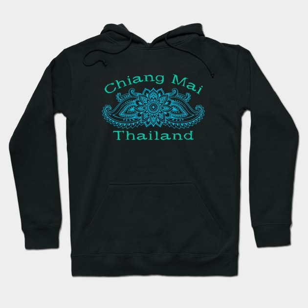 Chiang Mai Thailand Medalian Thai Digital Nomad Hoodie by Pine Hill Goods